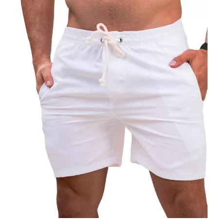 Short De Linho Masculino Básico